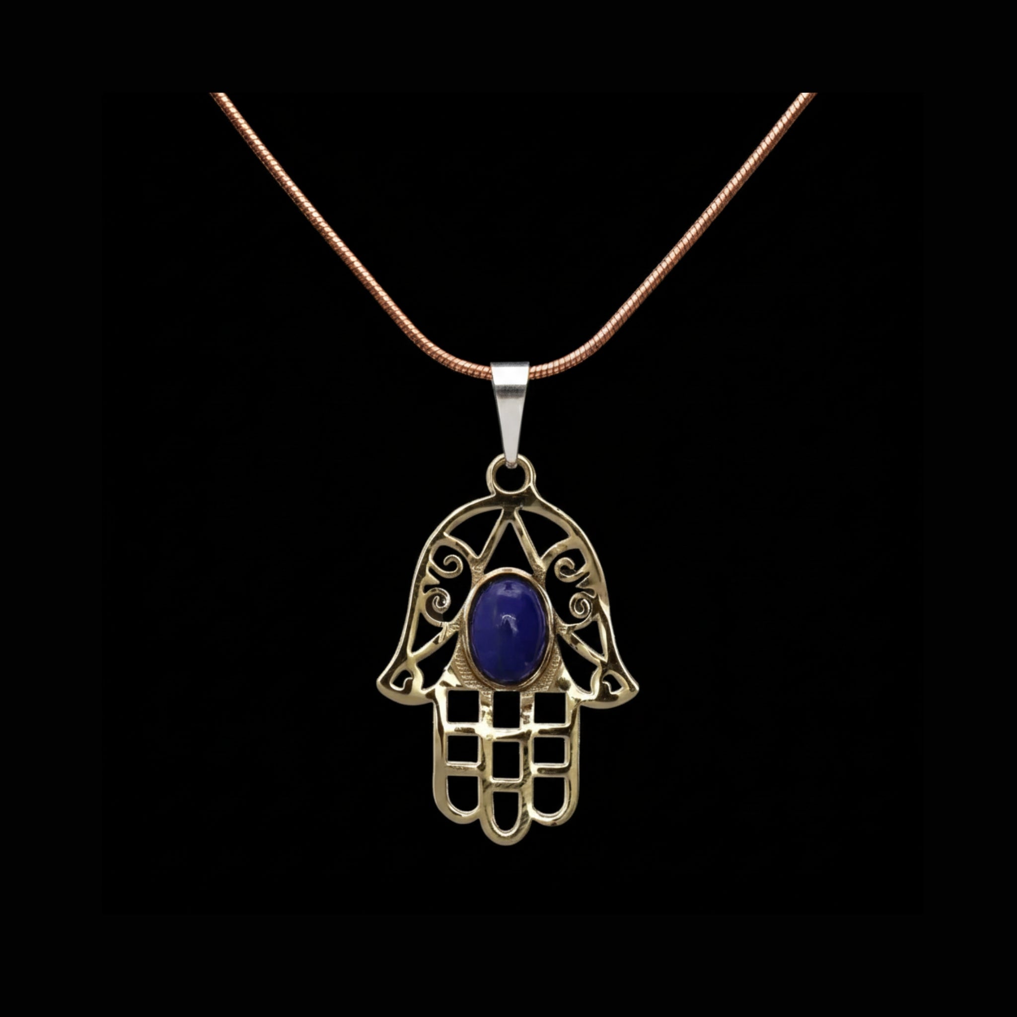 Collar de Cobre Mano de Fatima