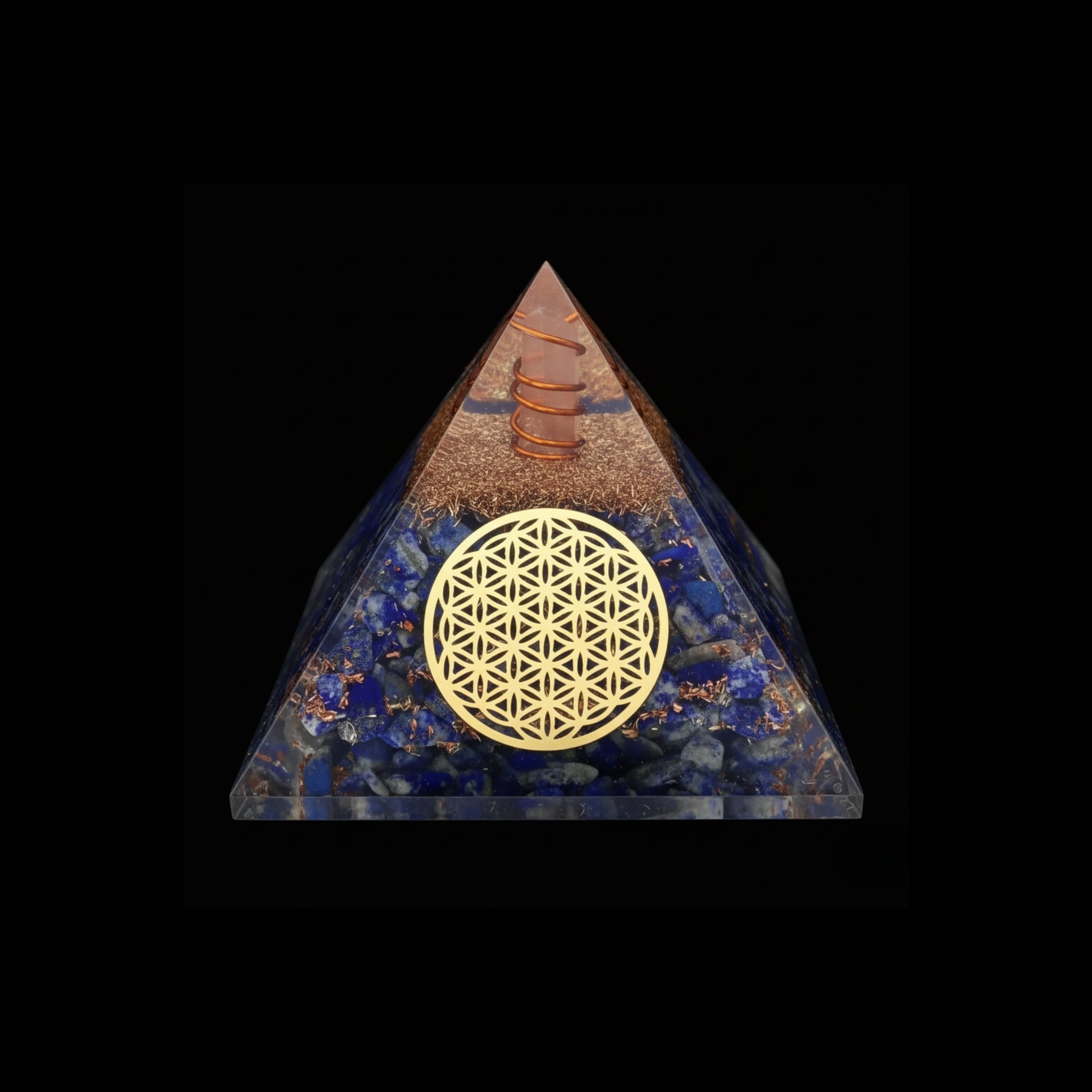 Pirámide Orgonita de Lapislázuli